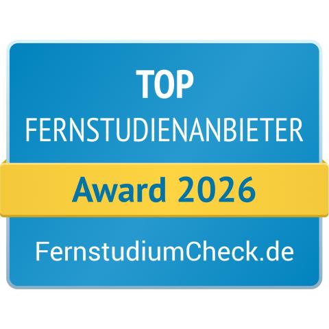 Siegel Top Fernstudienanbieter 2026 PFH
